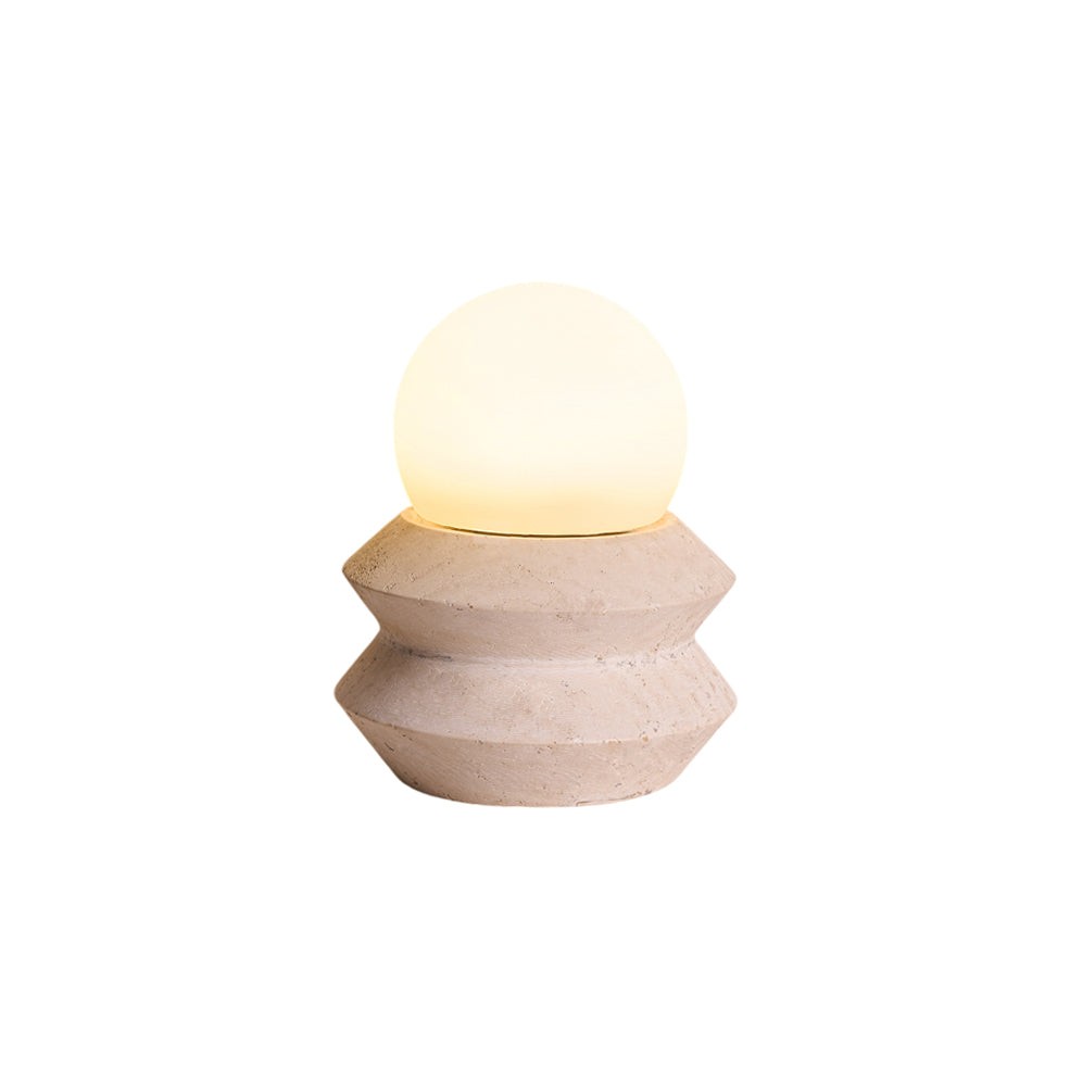 Fin Travertine Tafellamp (Ingebouwde Batterij) HL3213