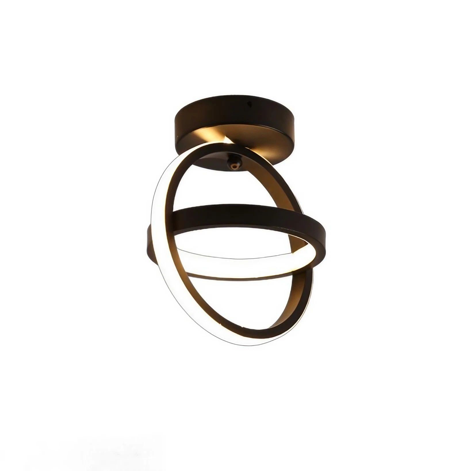 Nordic Ribbon gekruiste cirkel plafondlamp HL195