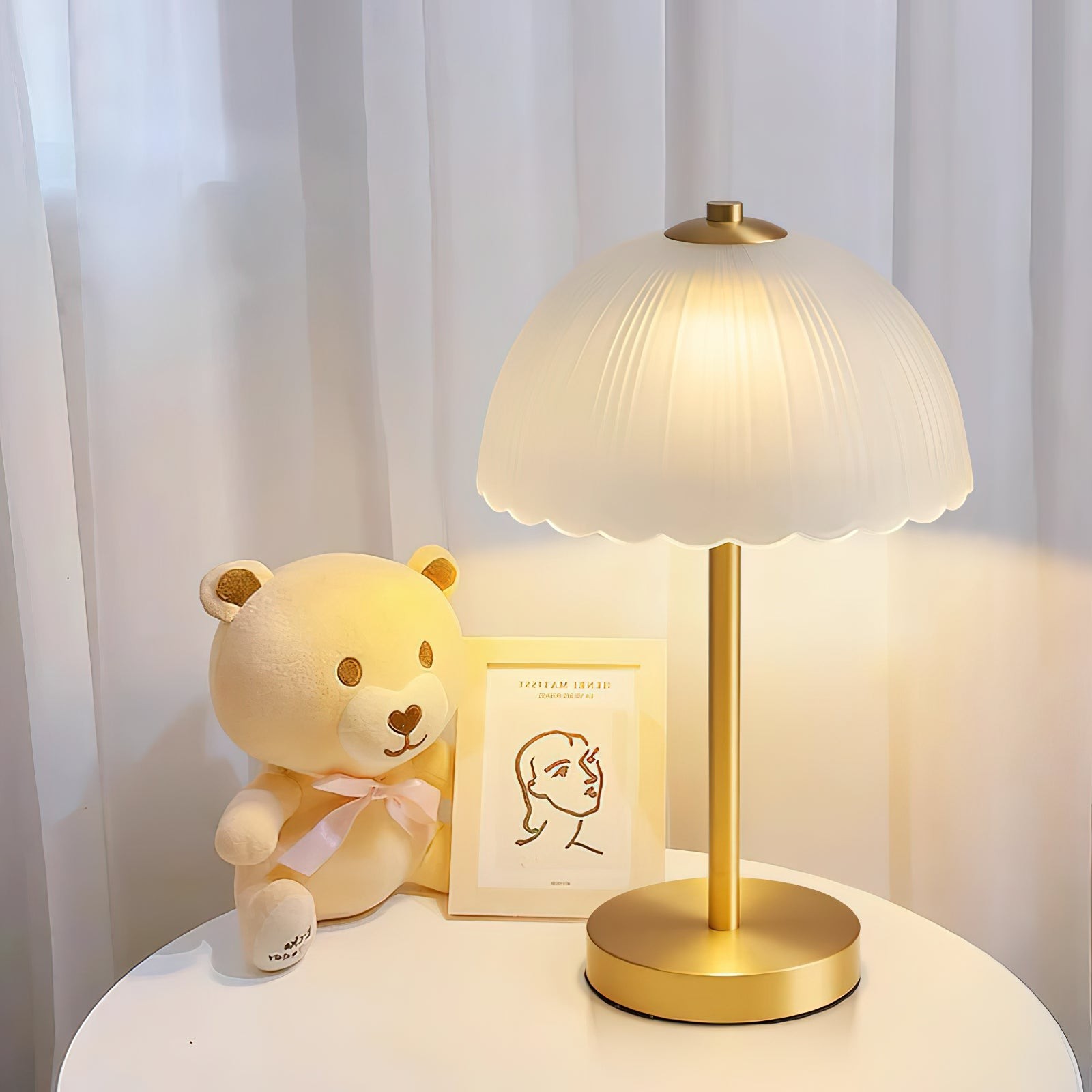 Kleine paraplu tafellamp HL2994