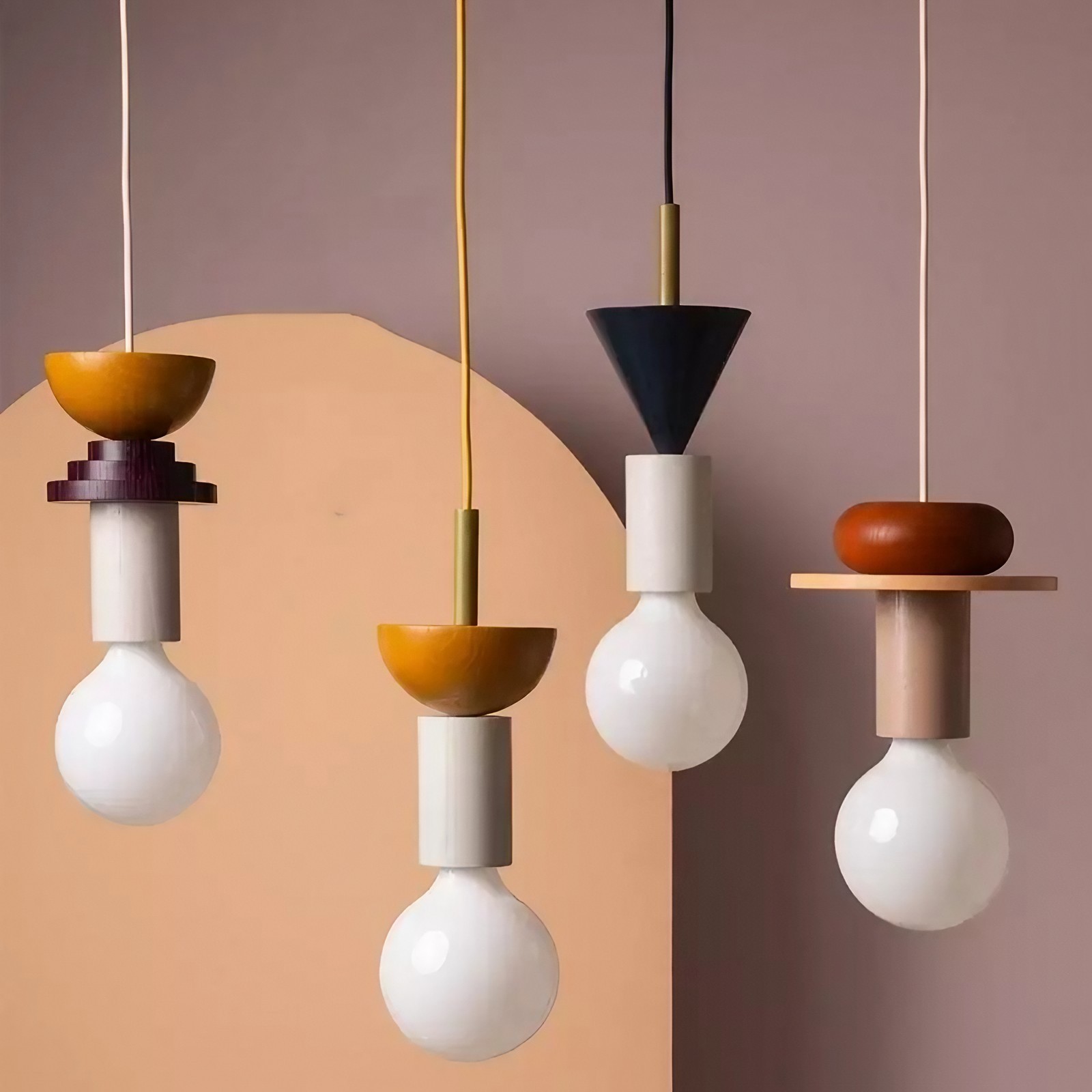 Nordic Geometrische Kleurrijke Design Hanglamp HL295