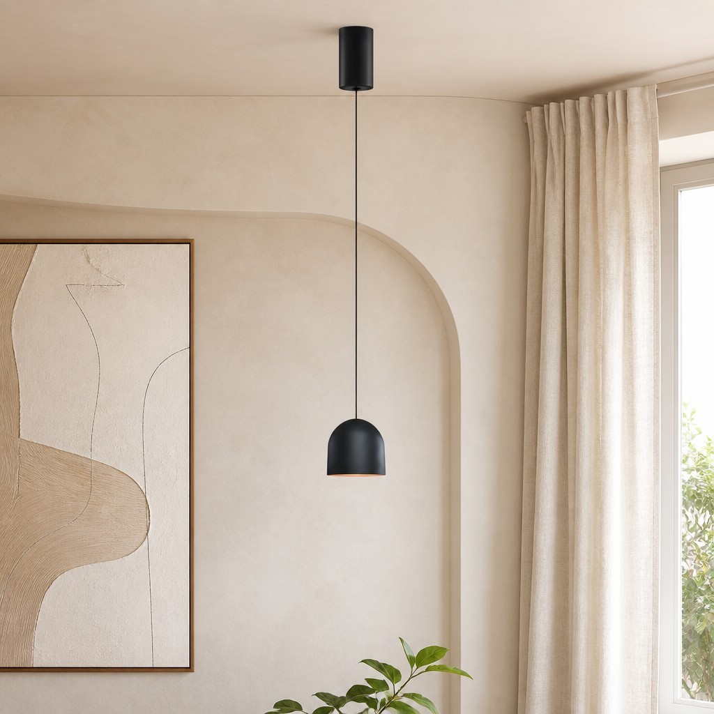 Veridia Minimalistische, uitschuifbare, slanke hanglamp - Aluminium/acryl hanglamp voor naast het bed en op het bureau HL3557