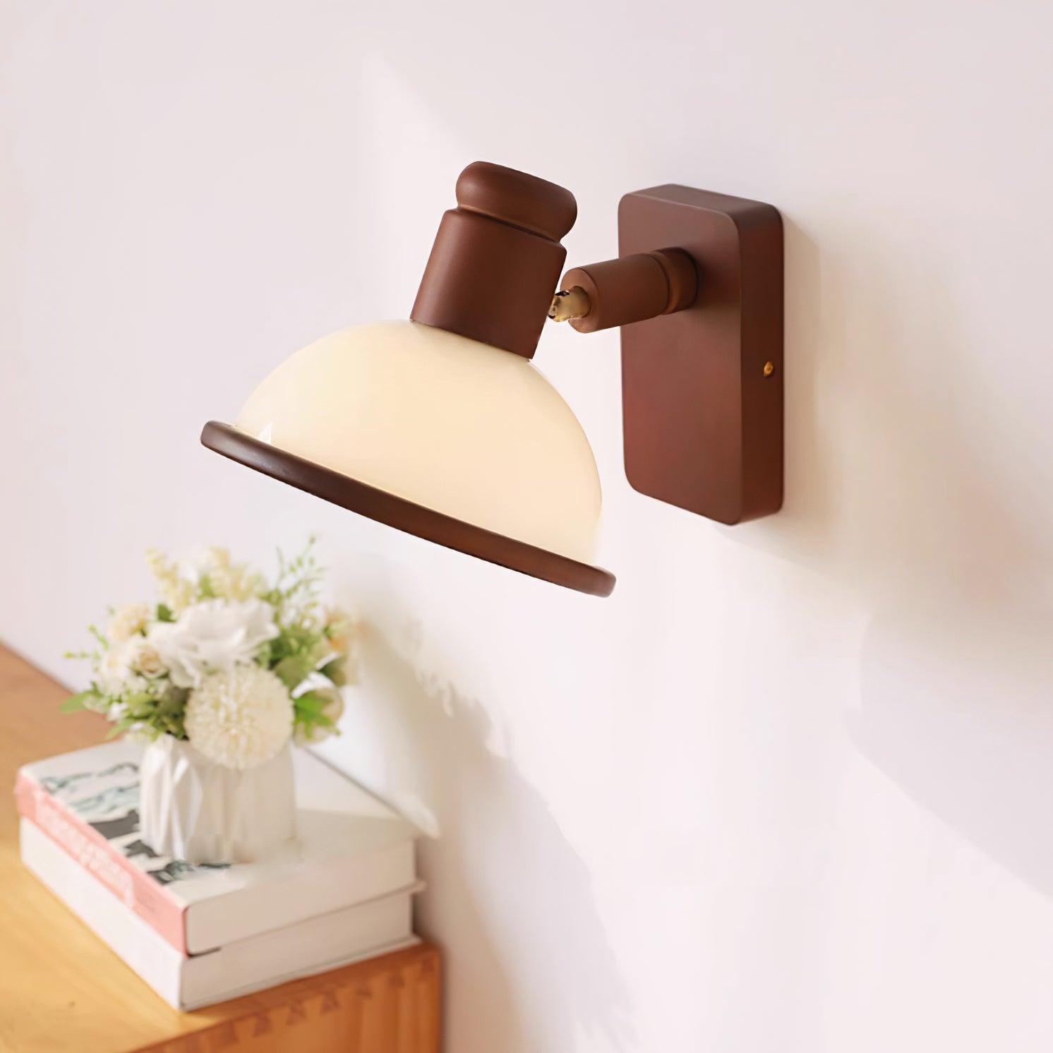 Moderne houten verstelbare leeslamp voor naast het bed HL528