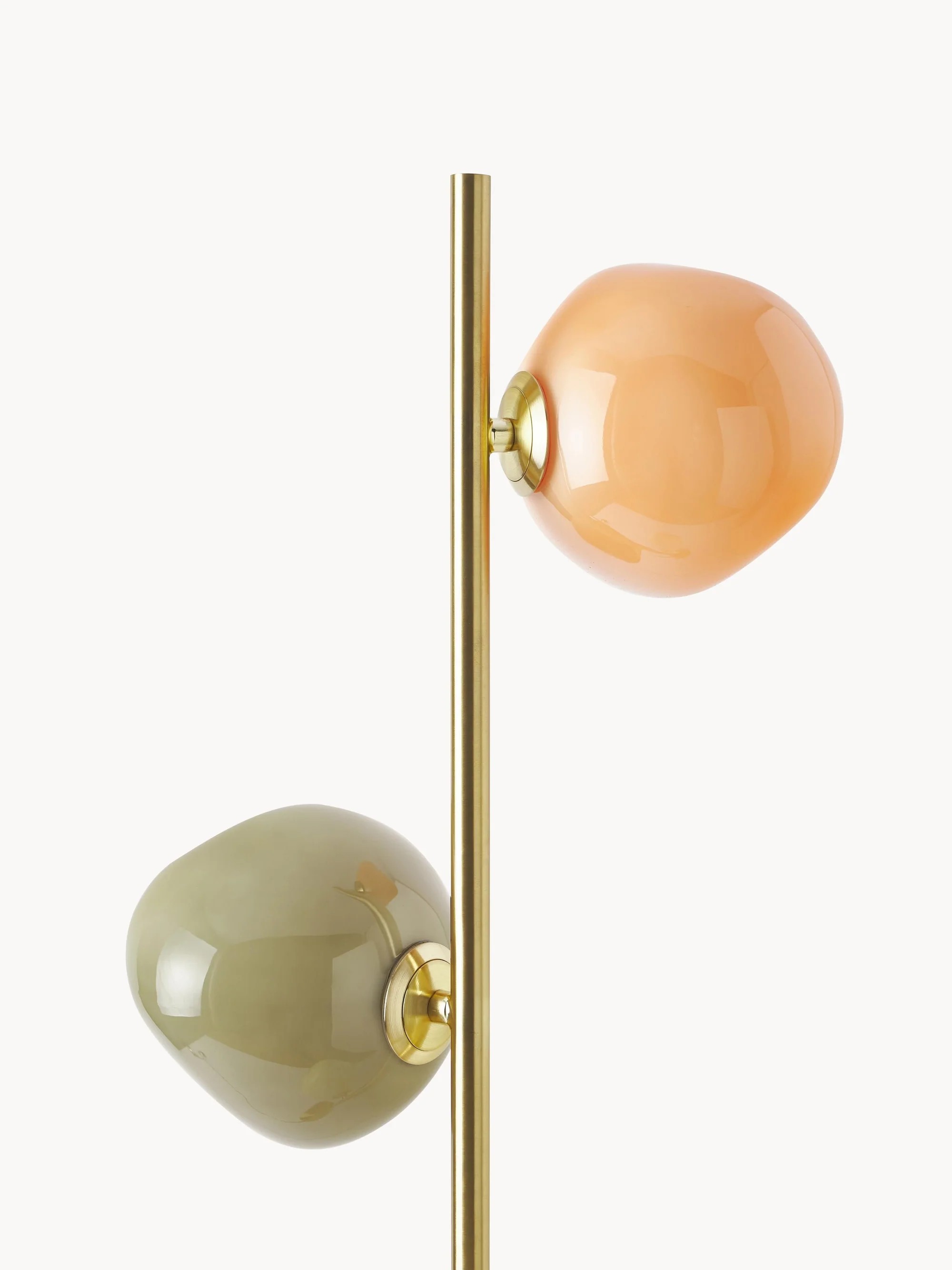 Opaal glazen vloerlamp - moderne staande lamp HL1779