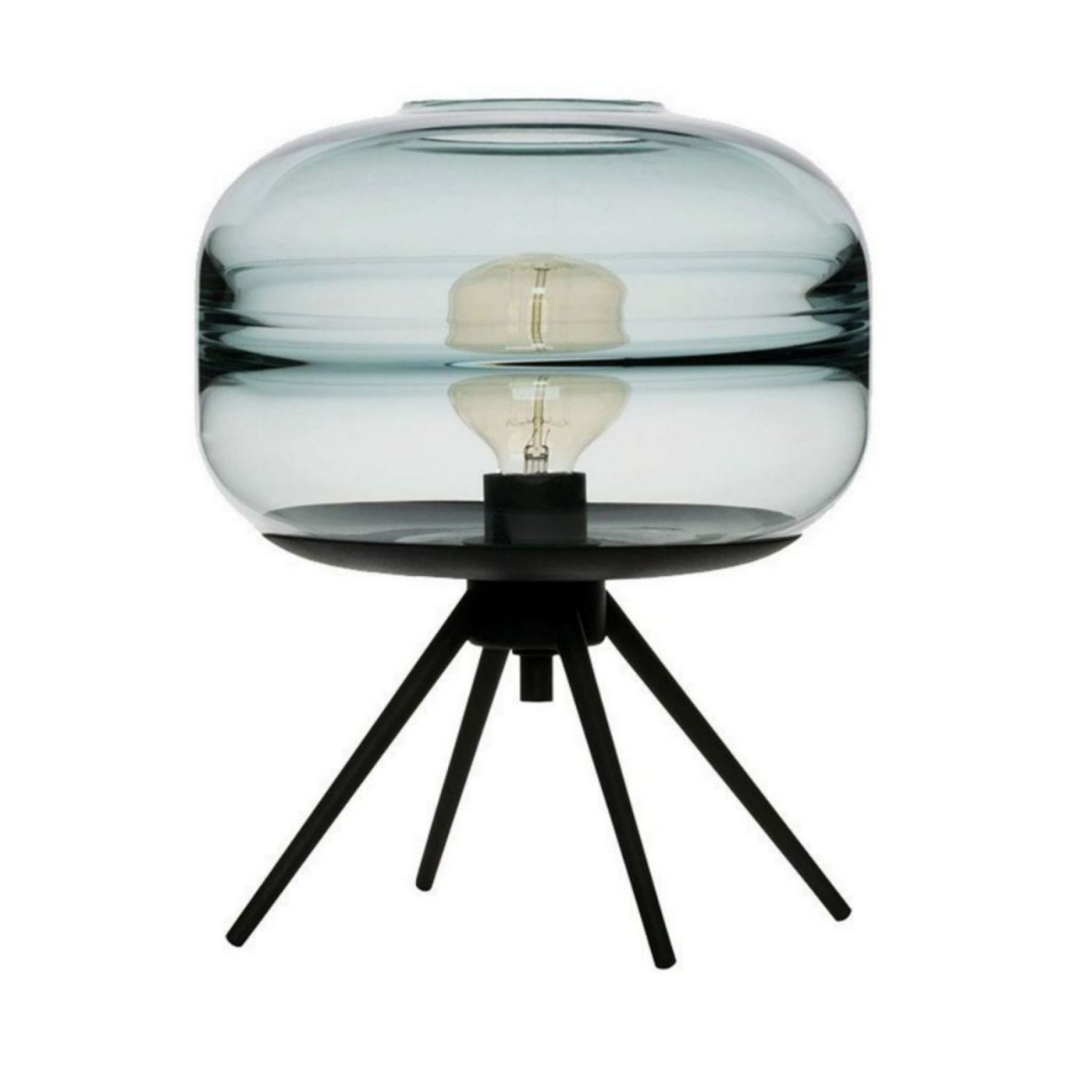 Vintage Glazen Lighthouse Tafellamp