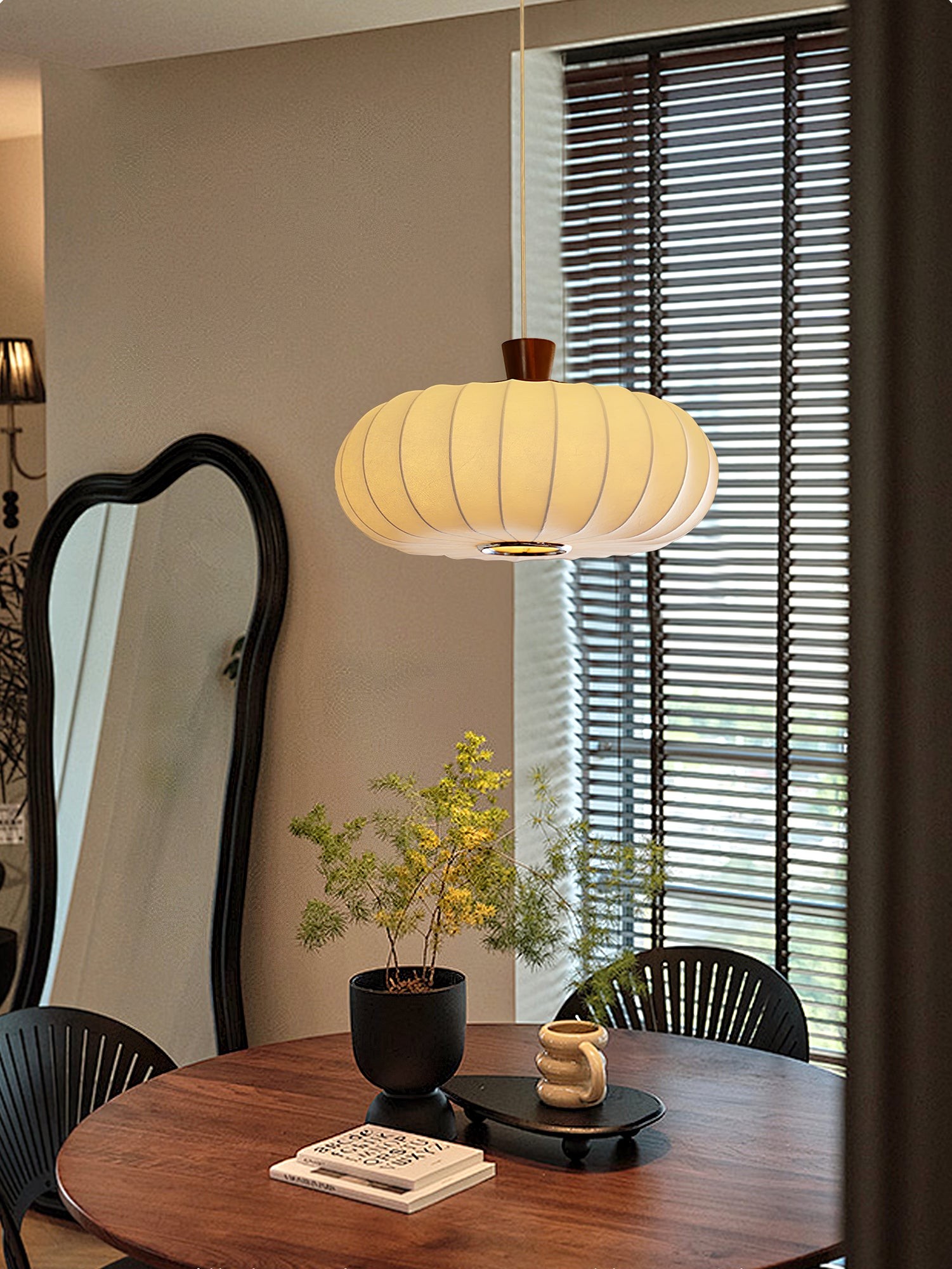 Klassieke zijden lantaarn hanglamp HL740