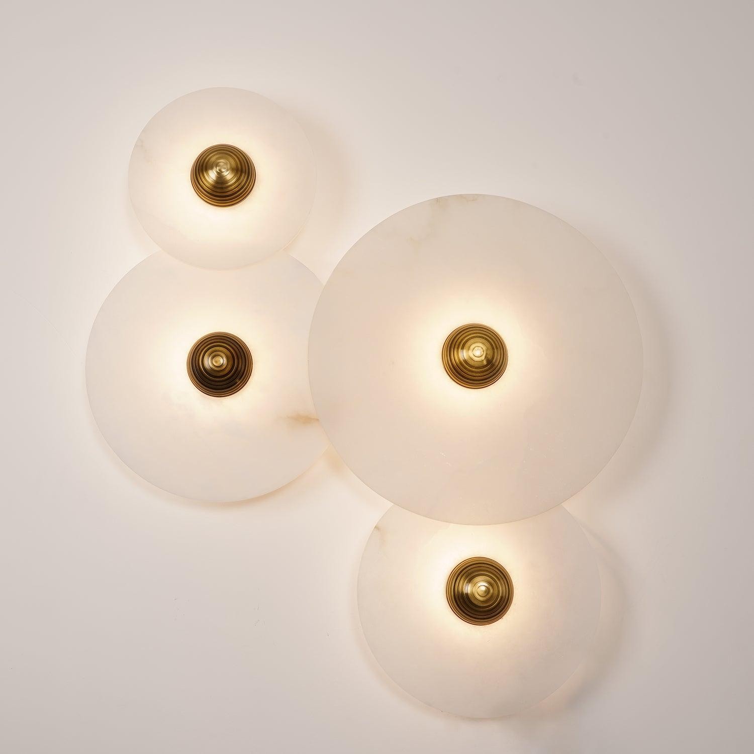 Creatieve marmeren ronde wandlamp HL717