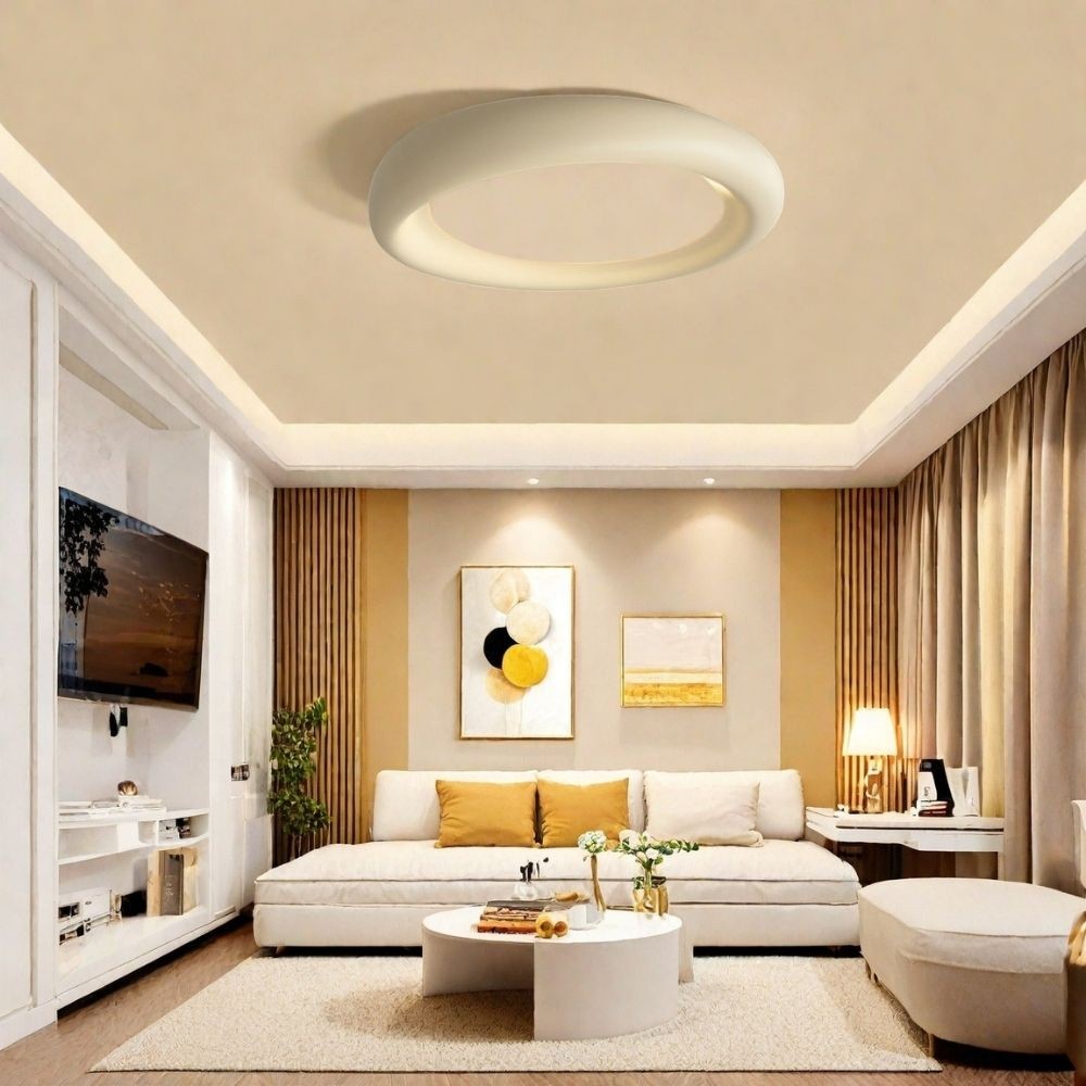 Center Offset Concentric Circle Acryl Plafondlamp HL821
