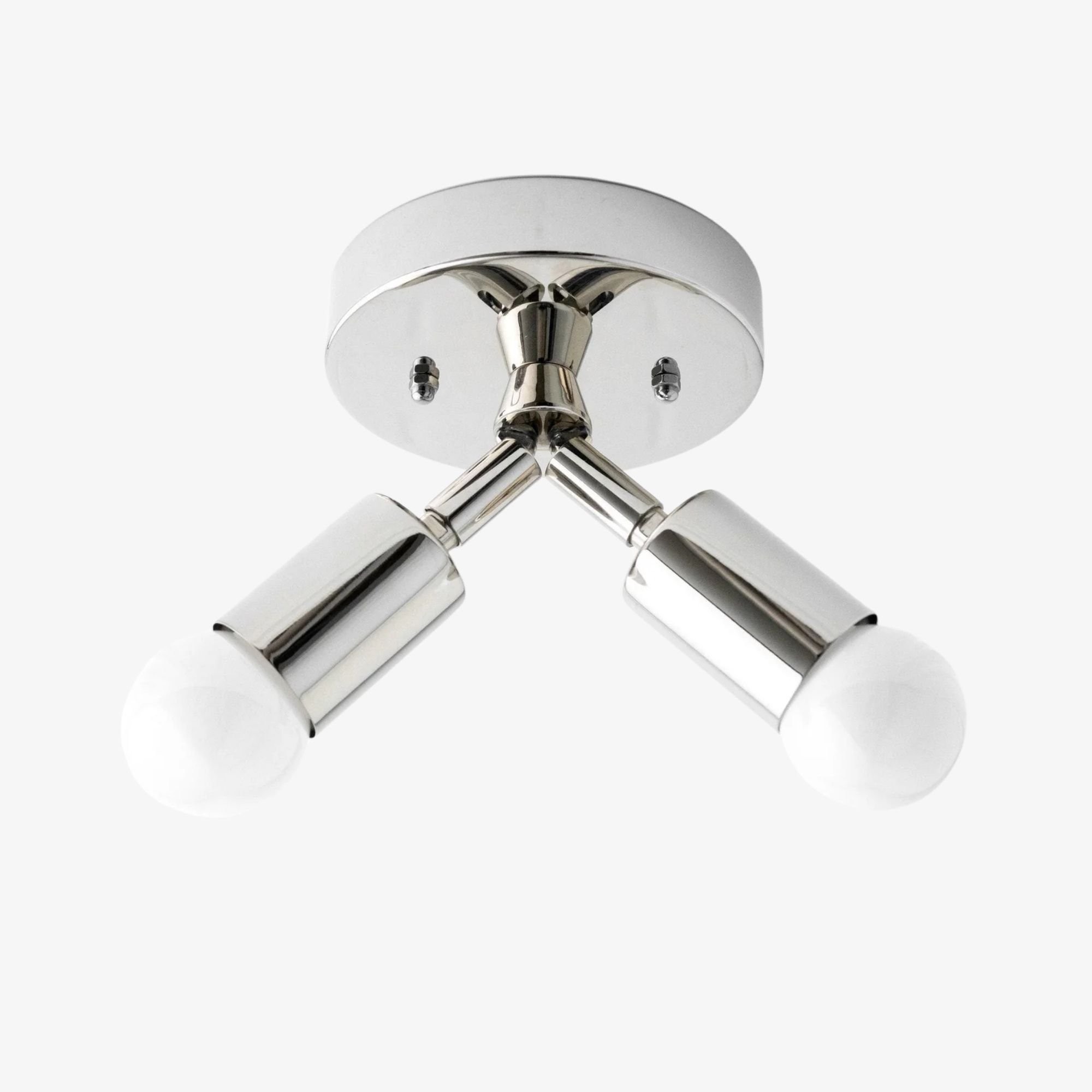 Mobilux Line Moderne messing plafondlamp - Minimalistische gouden plafondlamp voor slaapkamer HL1690