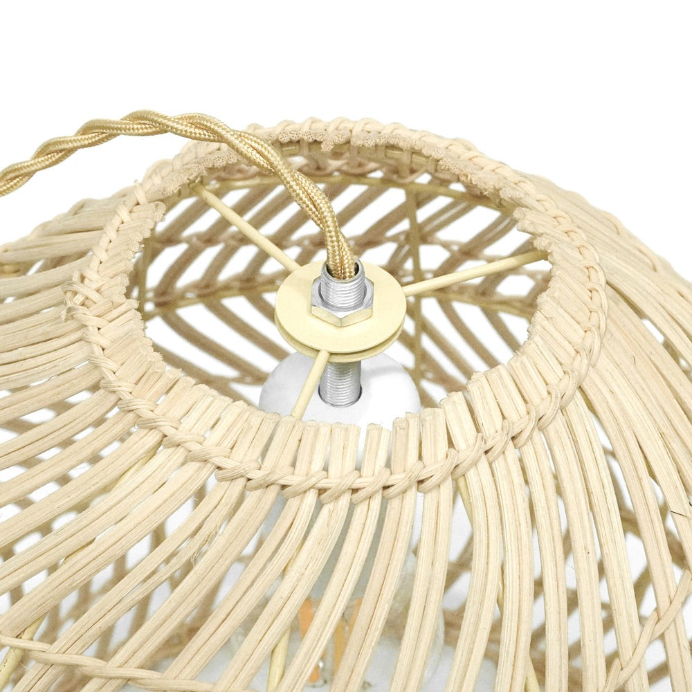 Rustieke Rieten Mand Rotan Kooi Hanglamp HL161