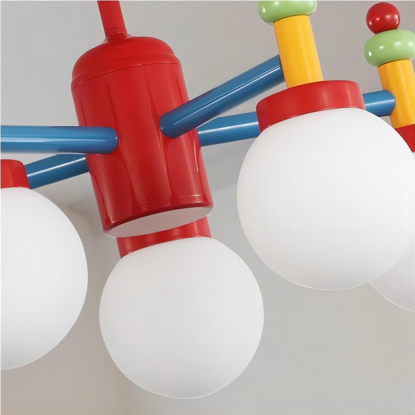Grillige Macaron Plafondlamp Voor Kinderkamer HL119