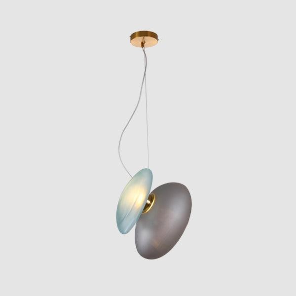 Doorschijnende hanglamp van matglas HL867