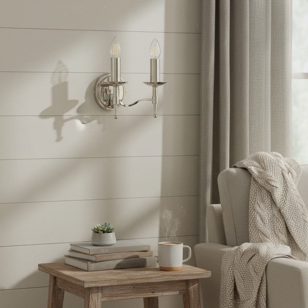 Tela Classic Wandlamp van Metaal - Elegante wandlamp, ideaal voor hal of woonkamer HL2022