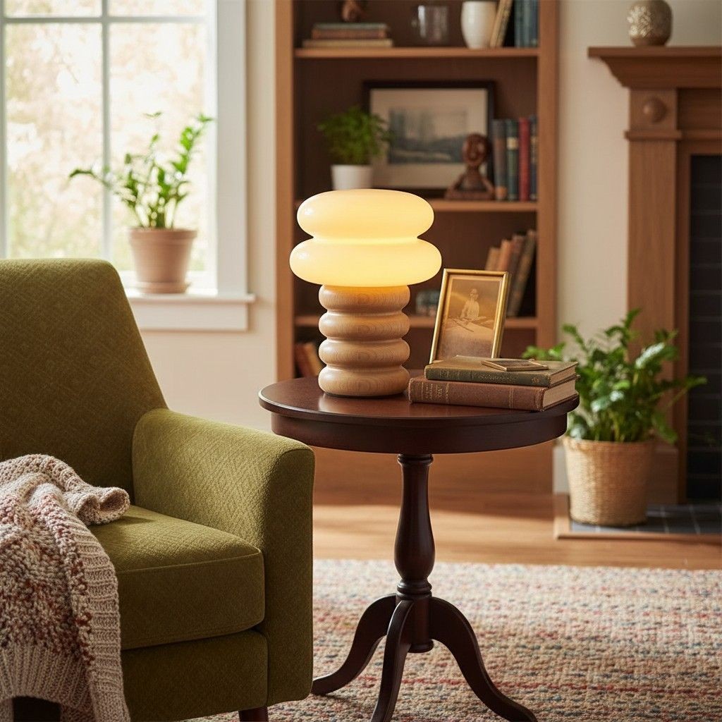 Auralume Moderne Accent Tafellamp – Elegant Design Lamp voor Leestafel of Woonkamer HL2341