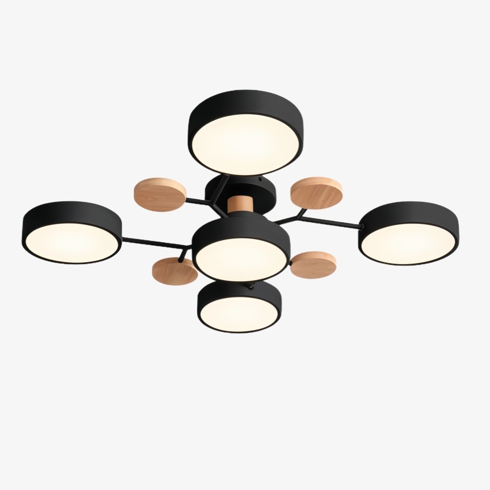 Nordic vertakte schijf LED plafondlamp HL215