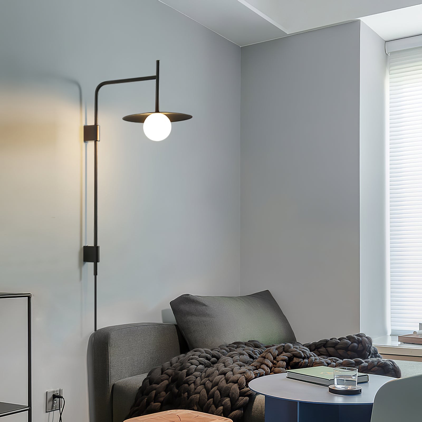 Nordic Swing Arm Wandlamp voor Woonkamer HL977