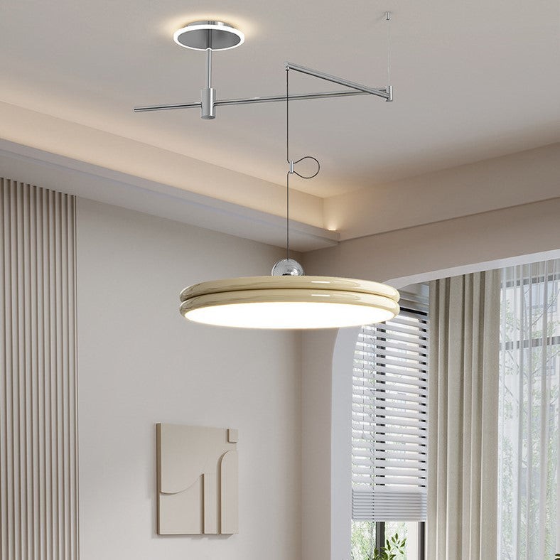 Vliegende schotel hanglamp met beweegbare arm HL1311