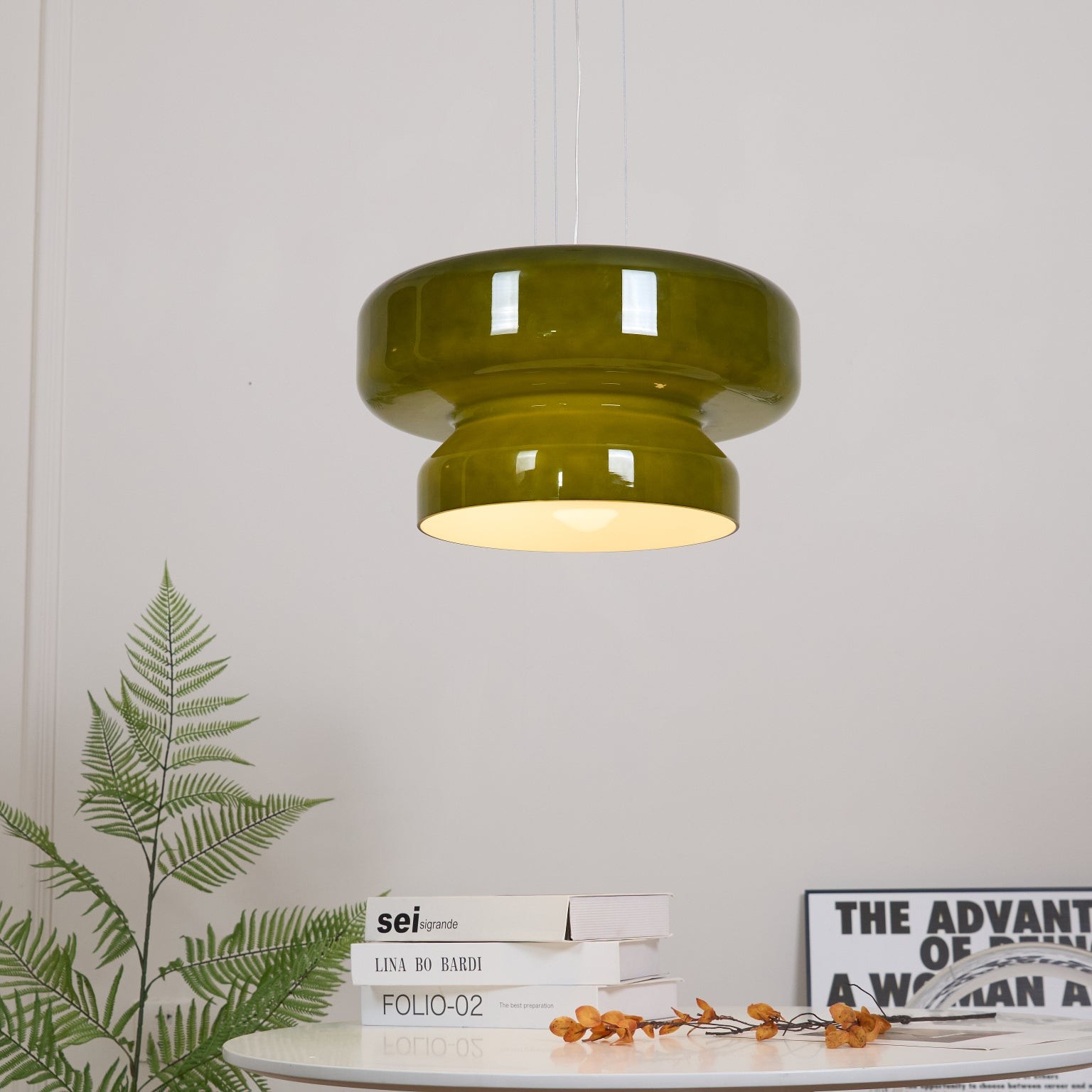 Boheemse Stijl Minimalistische Glazen Hanglamp HL382