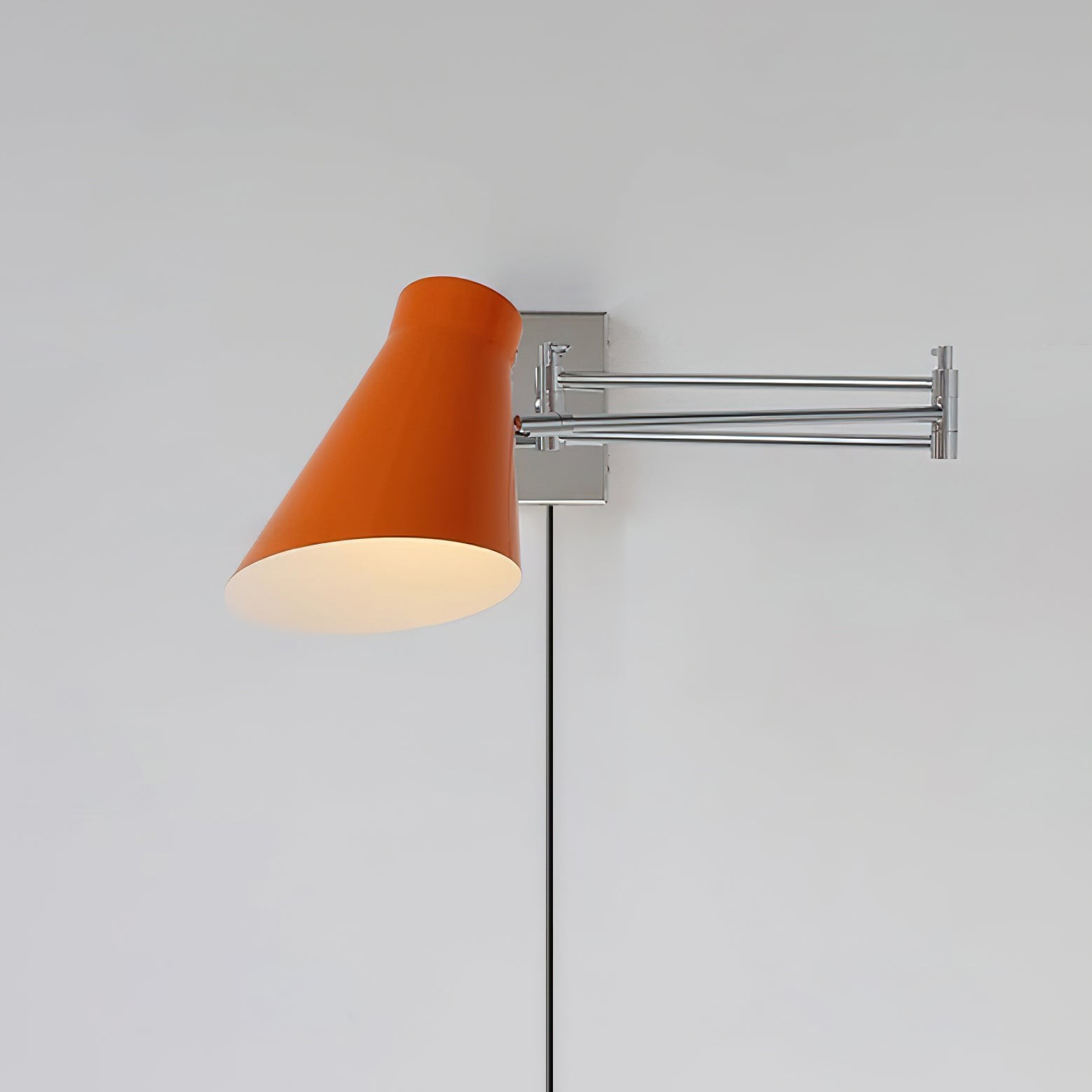 Moderne eenvoudige metalen schommellamp met stekker HL1074