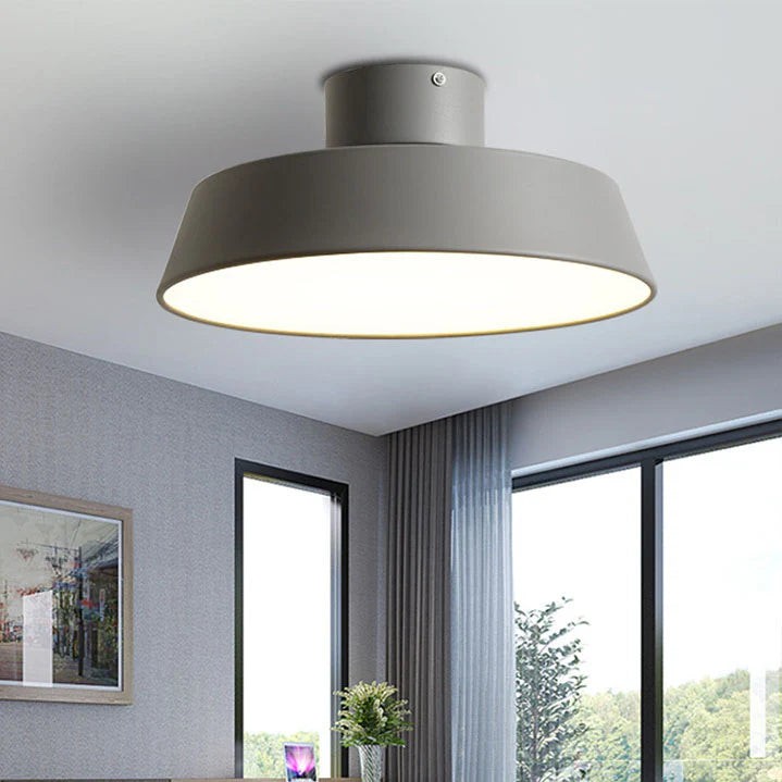 Nordic Minimalist Ronde Aluminium LED Plafondlamp HL1264