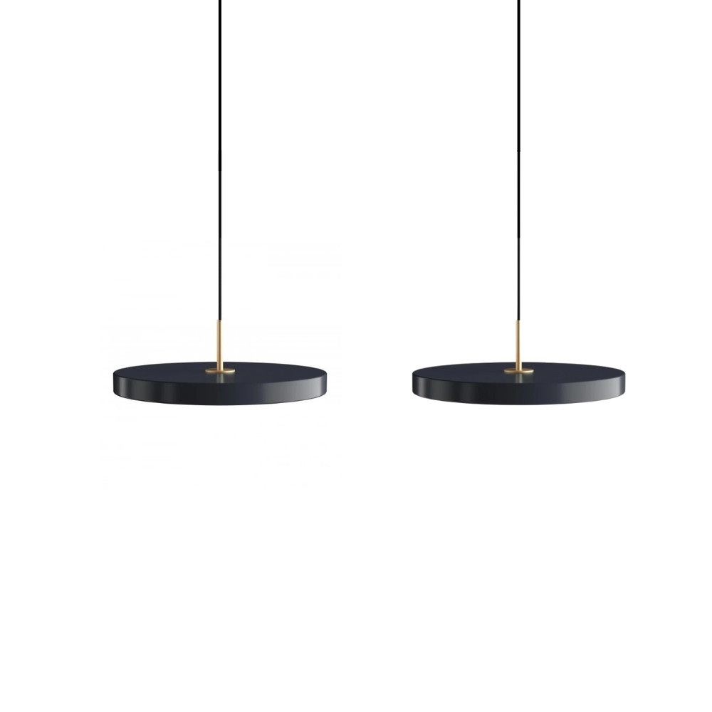 Schijfvormige Moderne Hanglamp - Zwart Wit LED Ontwerp HL1051