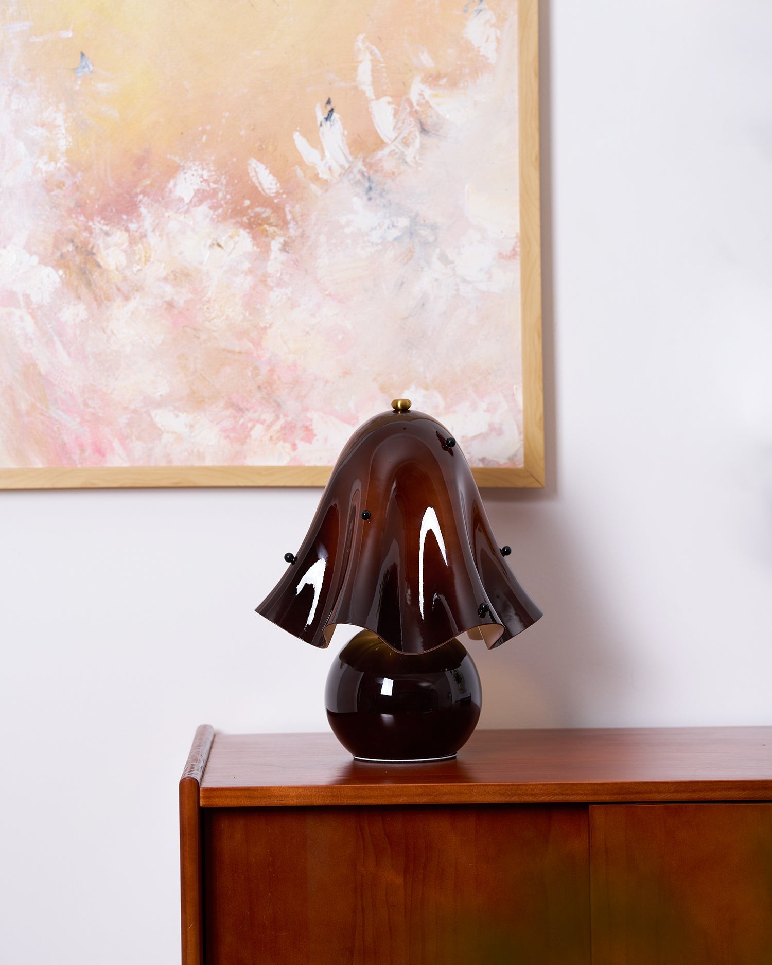 Bellina Decoratieve Tafellamp - Sculpturale Klokvormige Bloemvorm HL1644