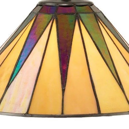 TF Dark Star Tiffany hanglamp - Plafondlamp met geometrisch glasdesign voor woonkamers HL2062