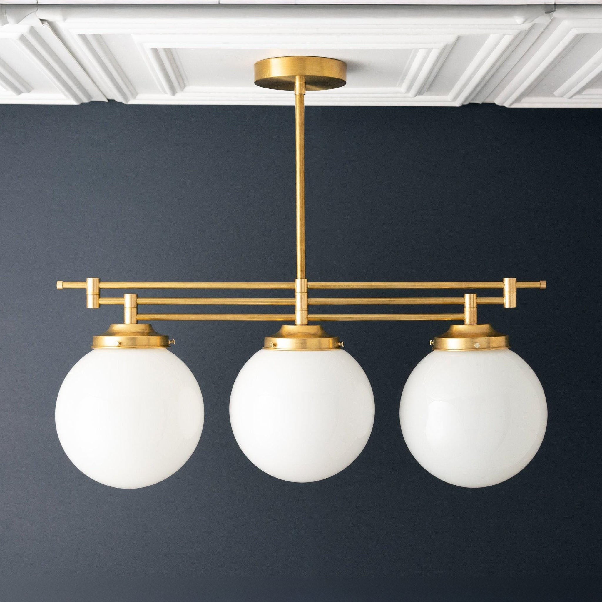 Glorica Glazen Bolvormige Hanglamp - Art Deco Hanglamp voor Thuis HL1704