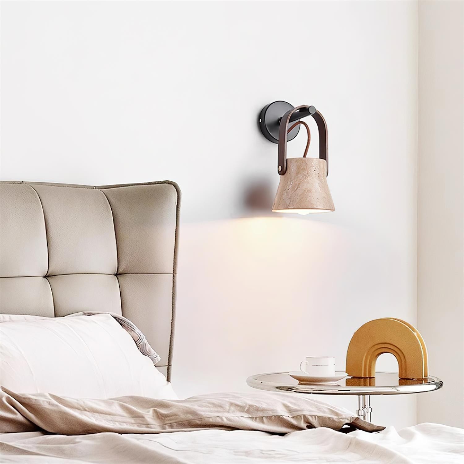 Gepersonaliseerde creatieve gebogen draagbare wandlamp HL512