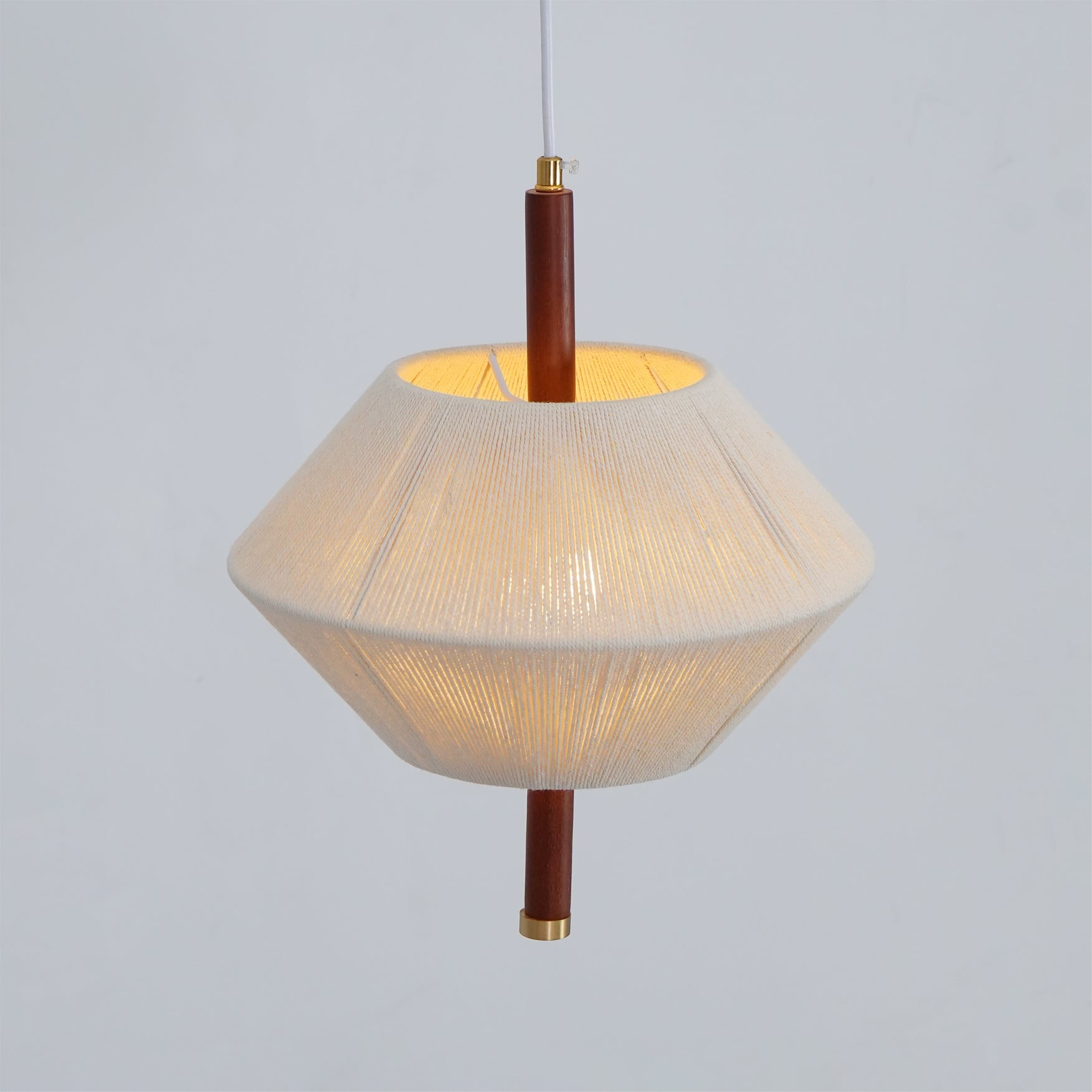 Japanse Wabi-Sabi-stijl geweven stoffen hanglamp HL880