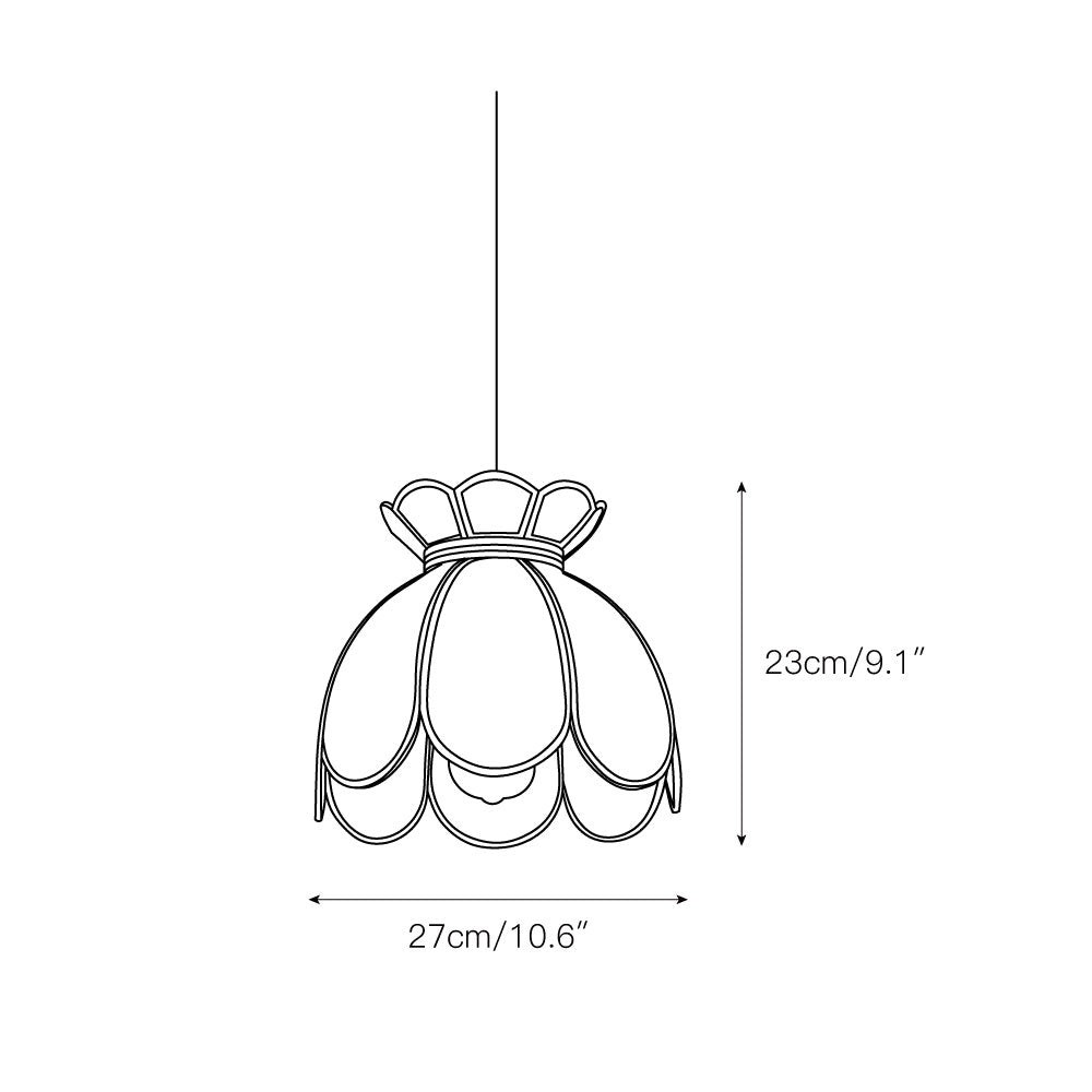 Retro Lotus Hanglamp HL3135