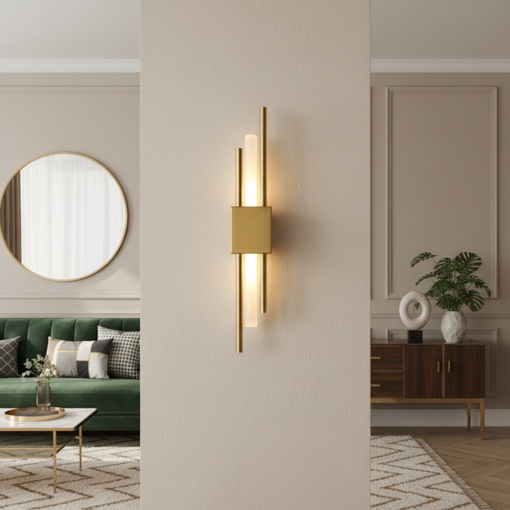Postmoderne minimalistische lichte luxe grille wandlamp HL533