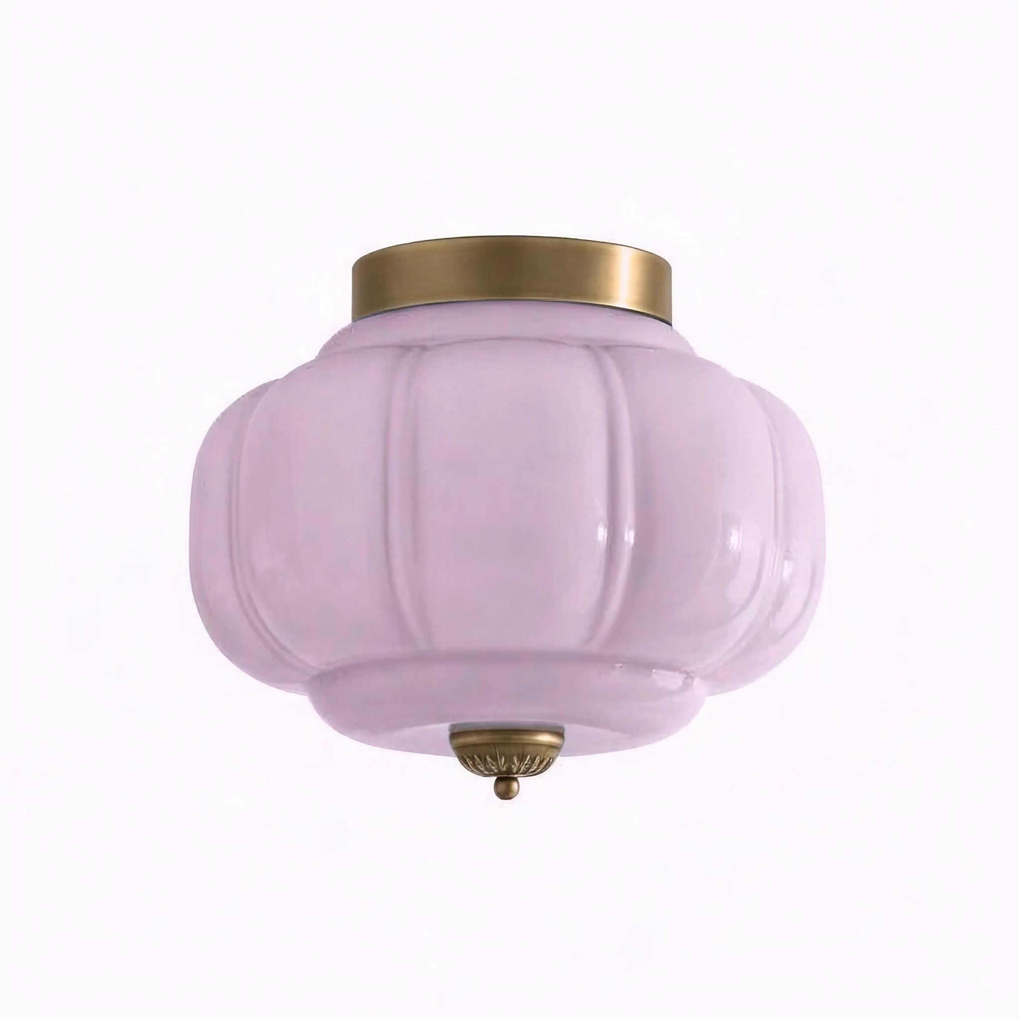 Eloise Retro Melkglas Semi-inbouw Plafondlamp HL948