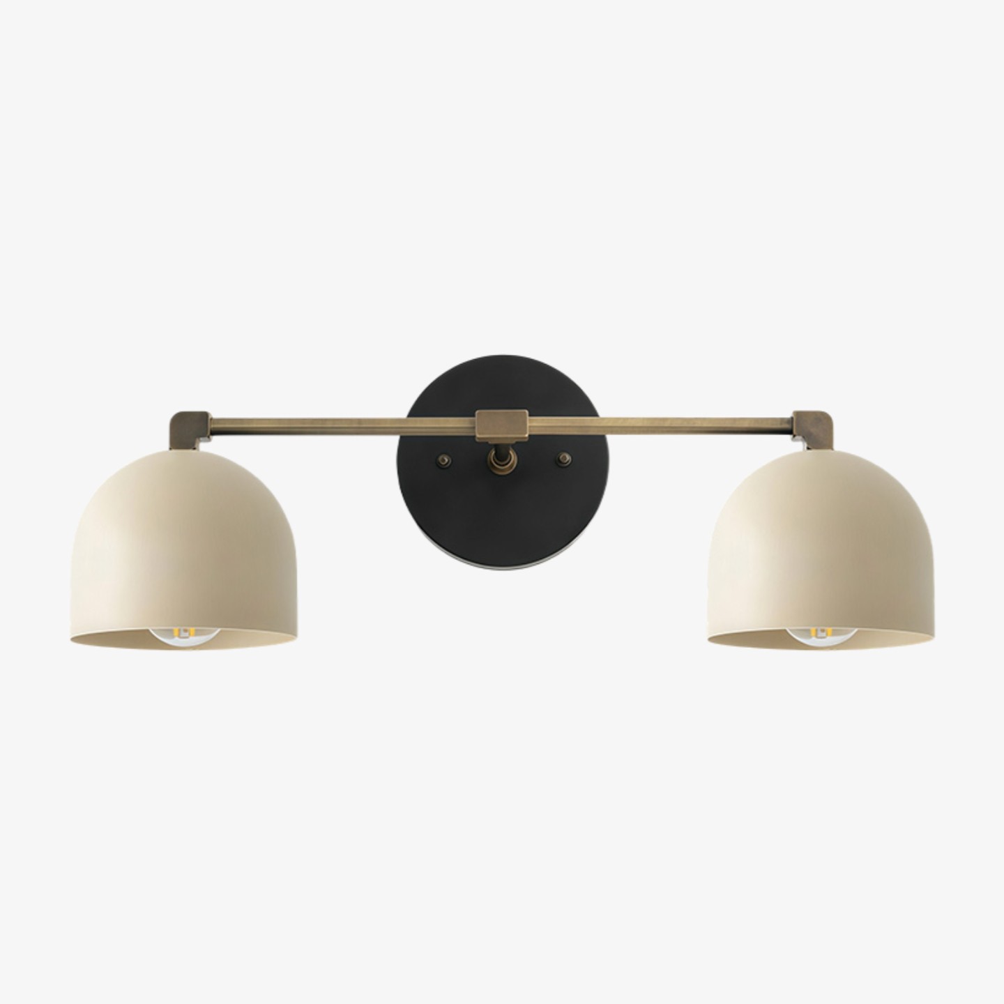 Metio Dome Mid-Century Diepe Bolvormige Kaptafellamp - Messing Wandlamp HL1774
