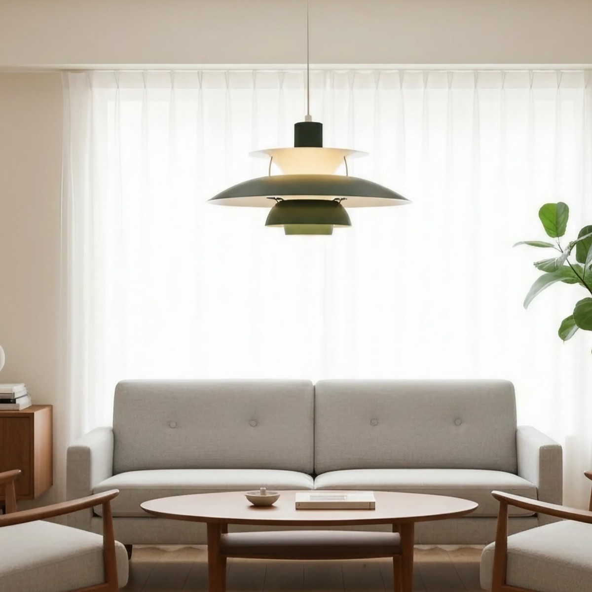 Deense Multilayer Metalen Hanglamp HL38