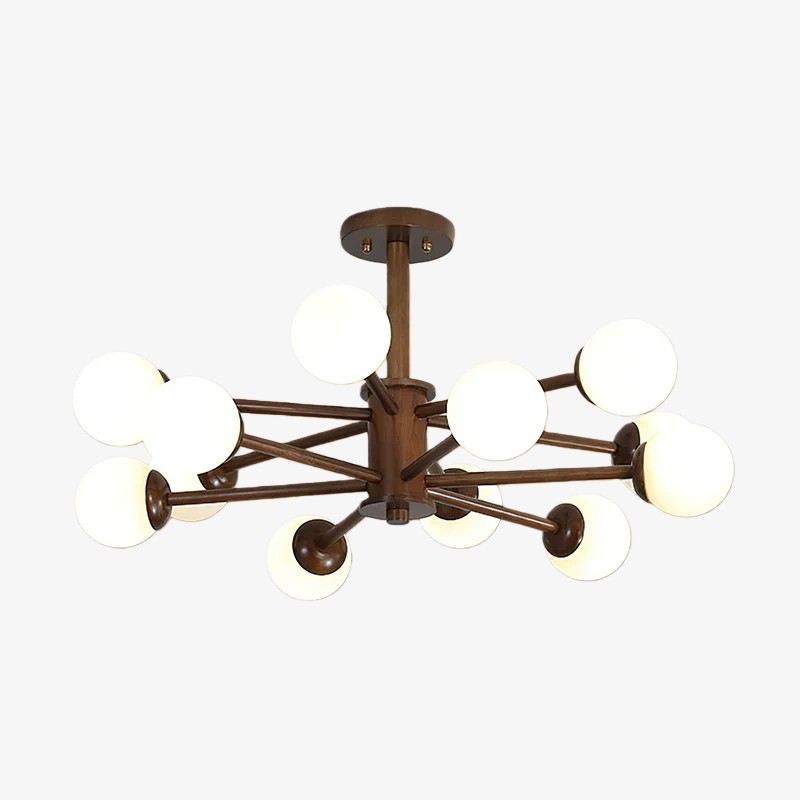 Orrise Molecular Design Plafondlamp - Artistieke Kroonluchter met Takkendesign voor Thuis HL2322