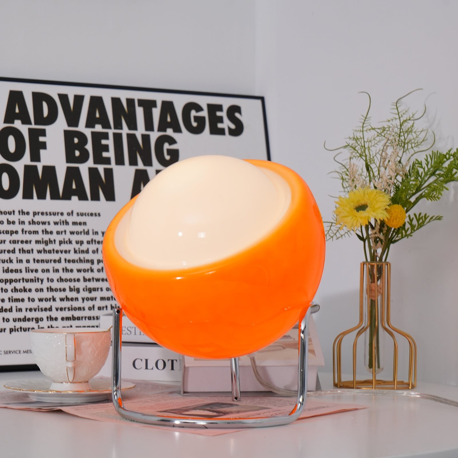 Creatieve Bauhaus Egg Design Slaapkamer Tafellamp HL200