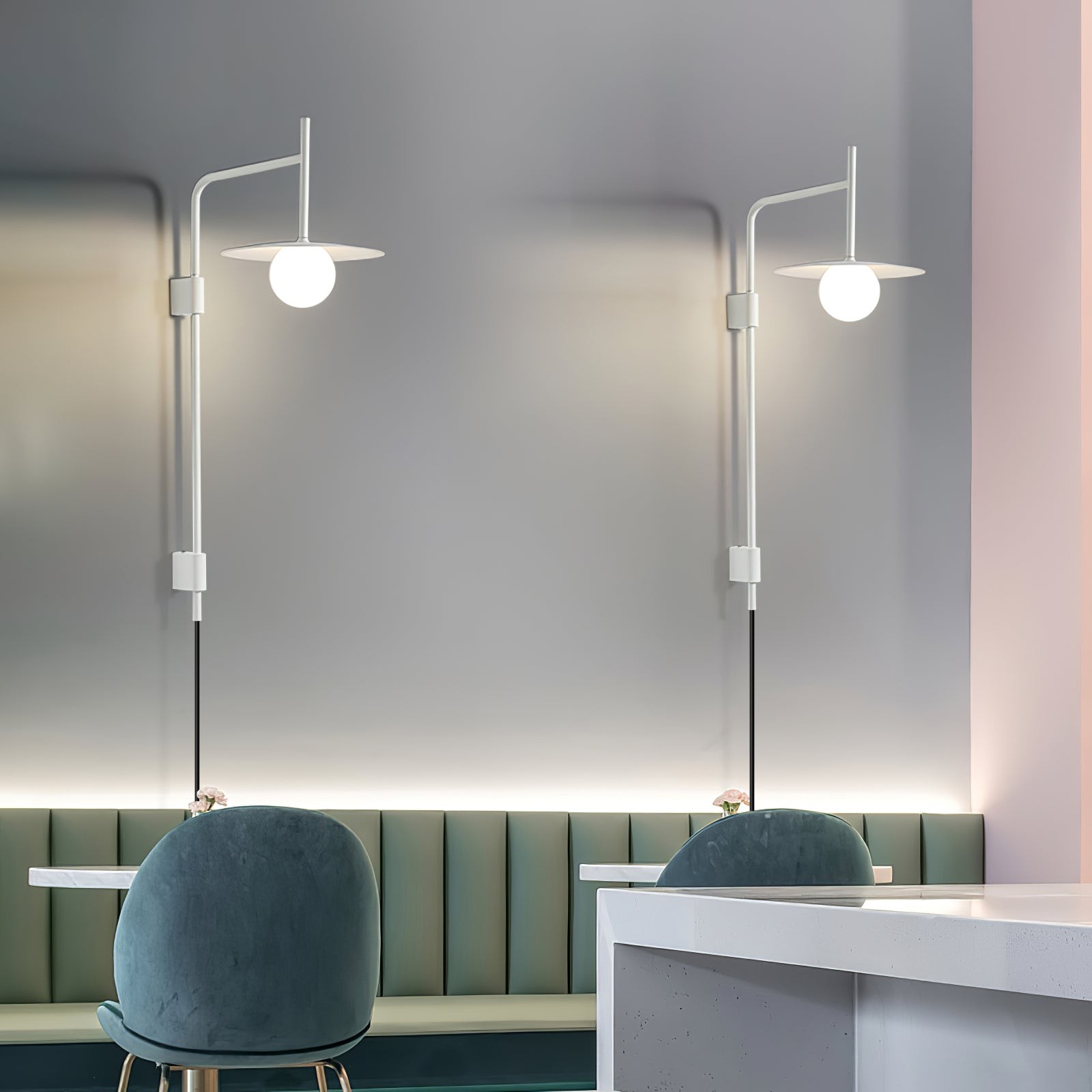 Nordic Swing Arm Wandlamp voor Woonkamer HL977