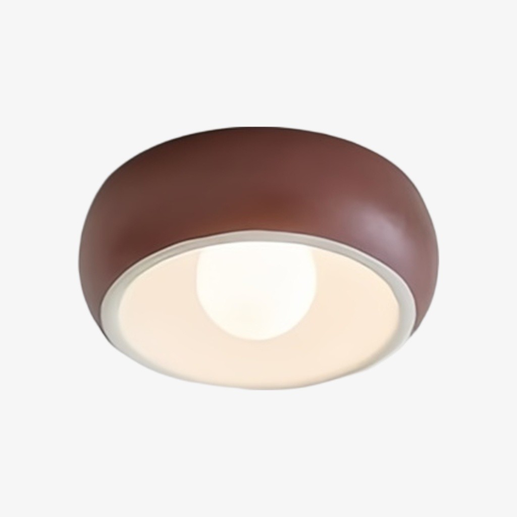 Aurelox ronde plafondlamp met vlakke montage, strak geometrisch ontwerp - moderne binnenverlichting HL2483