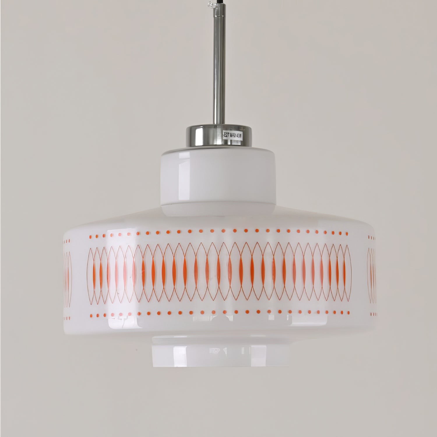 Moderne glazen hanglamp in de vorm van een kalebas HL354