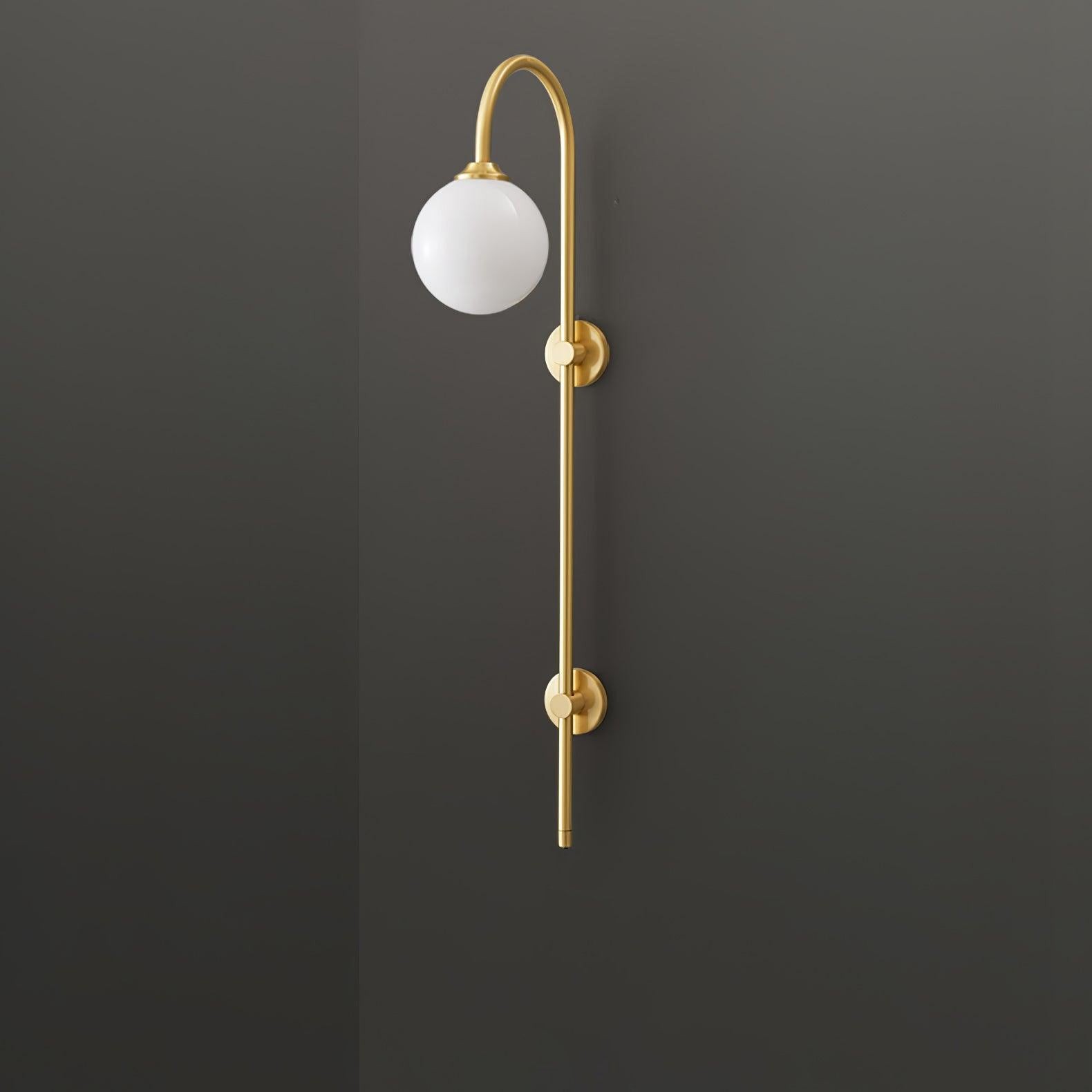 Globe Messing Wandlamp HL534