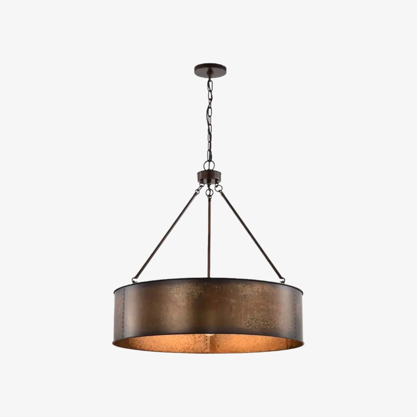 Velara Industriële Hanglamp met Trommelkap – Industriële Hanglamp voor Keuken en Eetkamer HL2438
