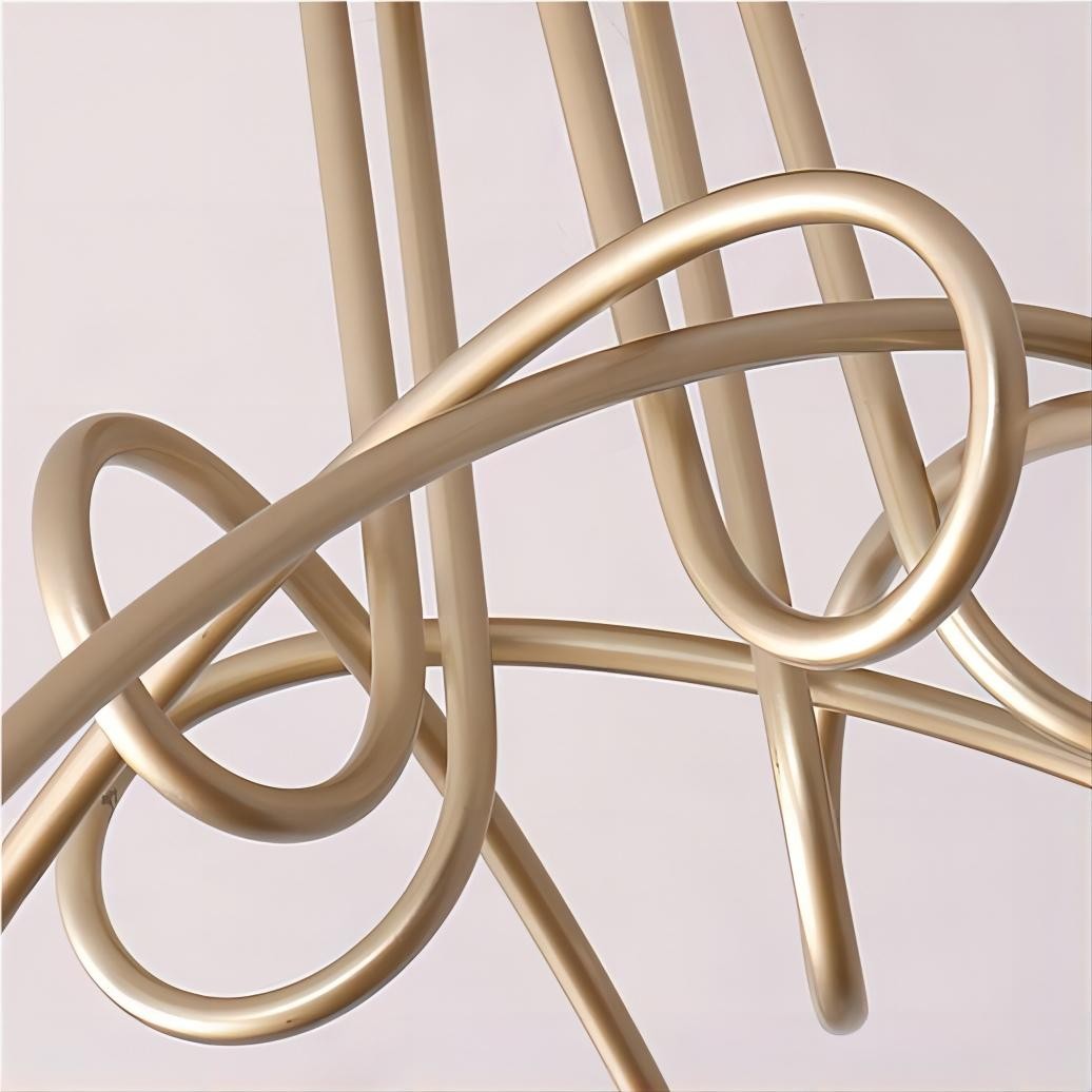 Scandinavische creatieve twist multi head kroonluchter HL174