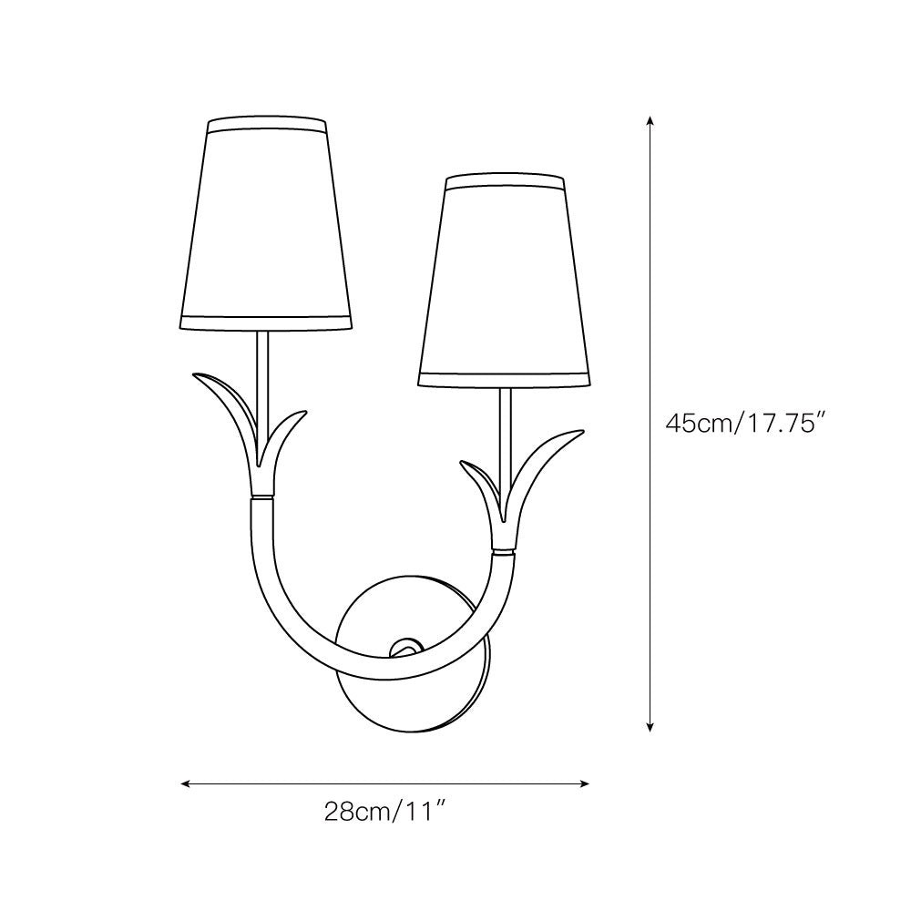 Deering wandlamp HL3149