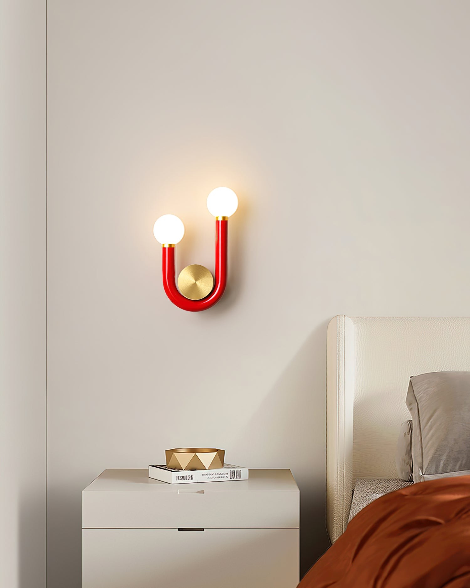Creatieve U-vormige dubbele kop wandlamp HL894