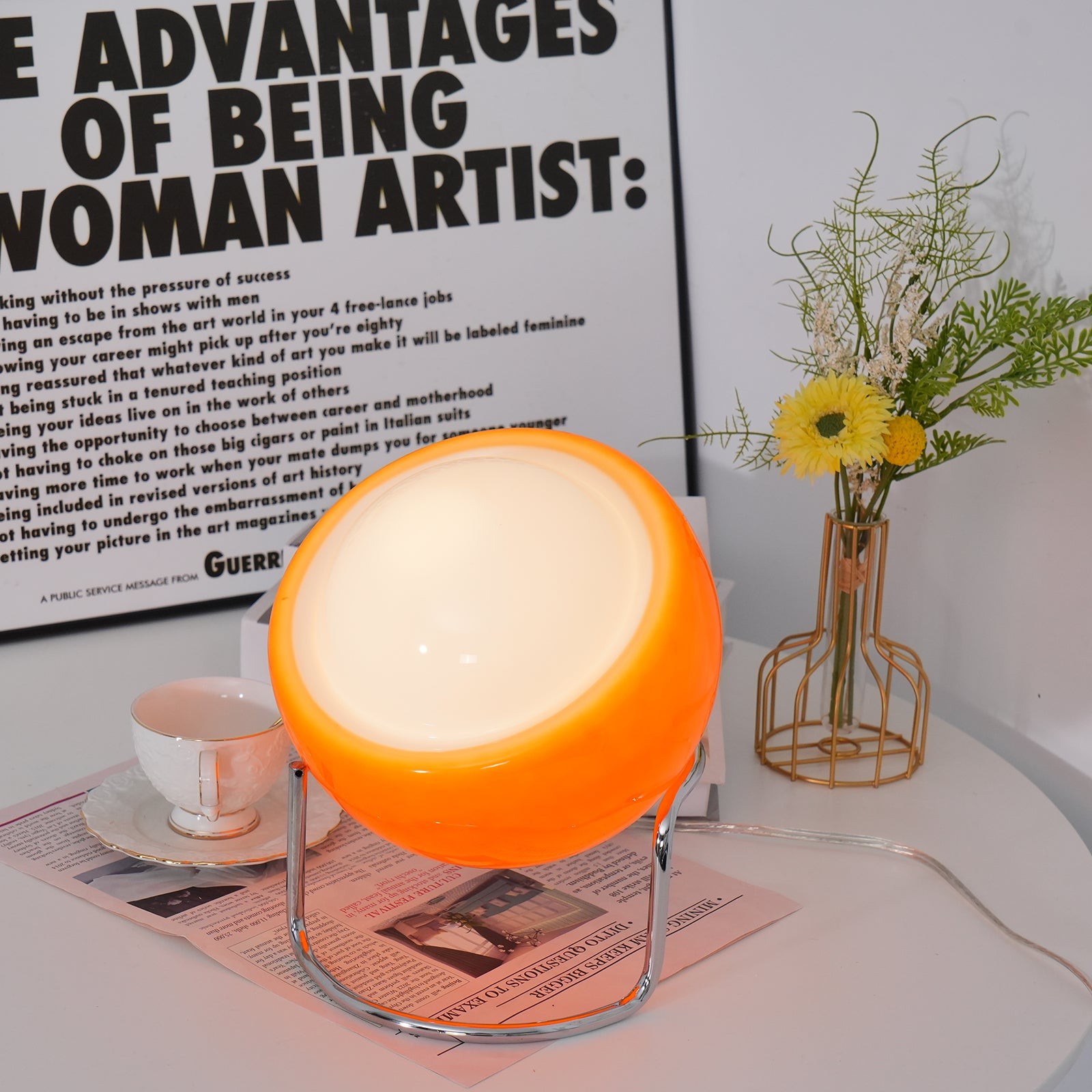 Creatieve Bauhaus Egg Design Slaapkamer Tafellamp HL200