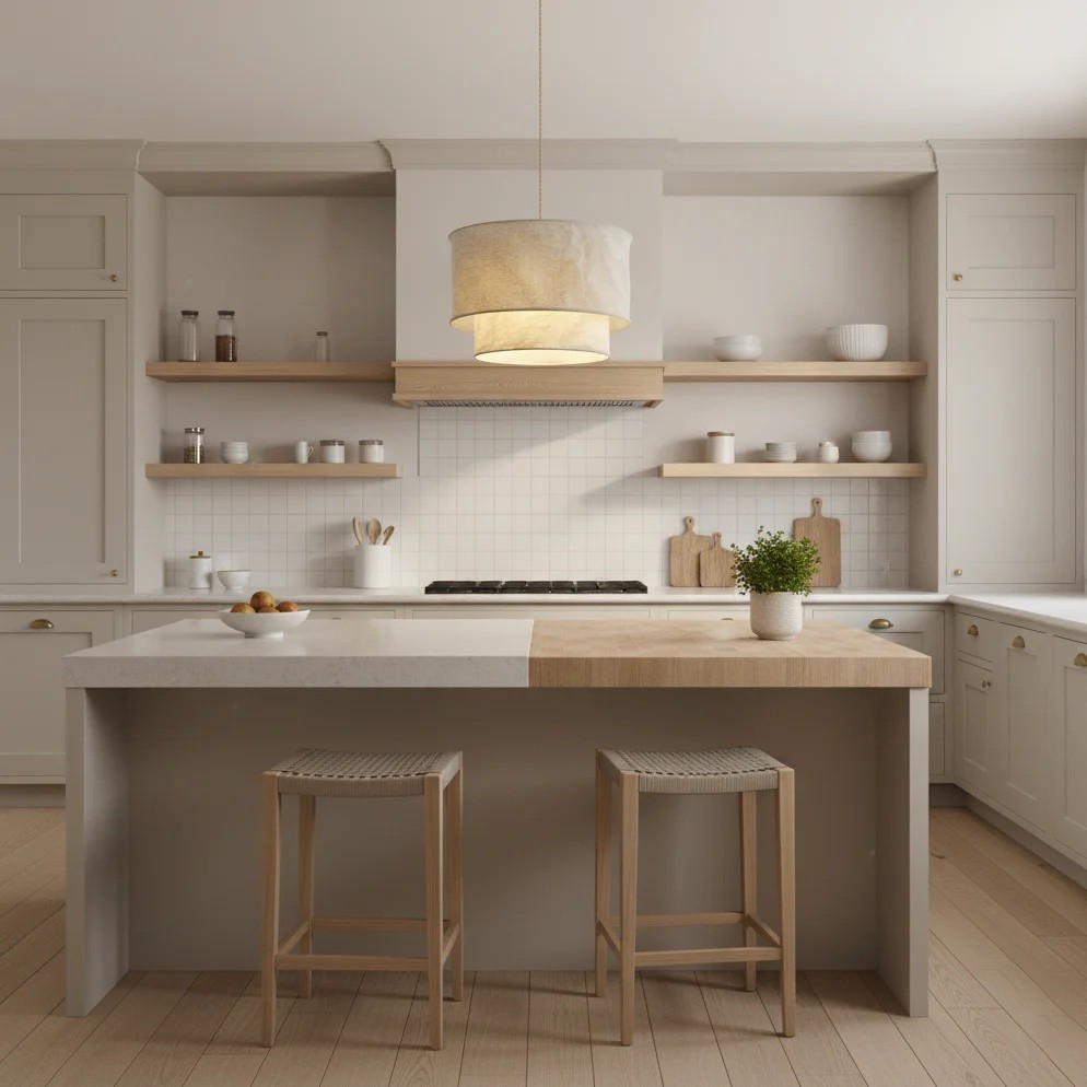 Aeroloom Hanglamp met Organische Textuur - Zachte, Gelaagde Stoffen Kap Moderne Decoratieve Verlichting voor Elke Kamer HL2321