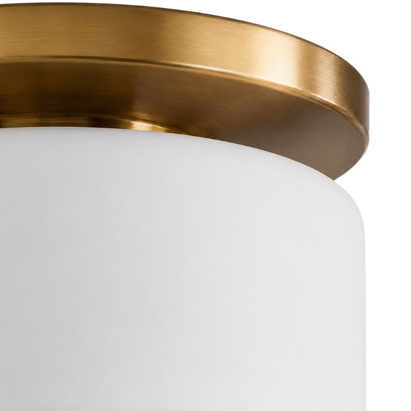 Cerova moderne porseleinen plafondlamp met elegante ivoorkleurige kap HL1621