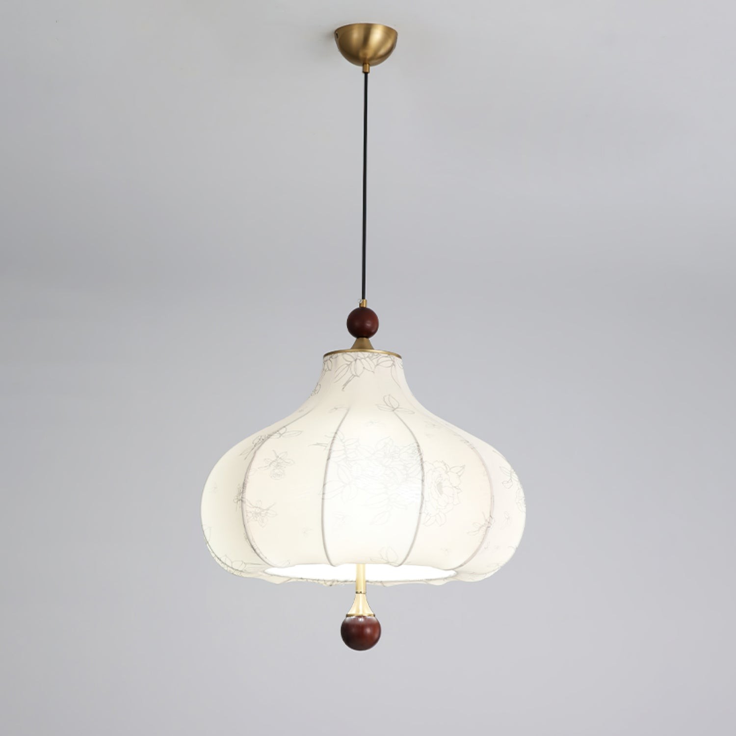 Franse Retro Stoffen Patroon Hanglamp HL496