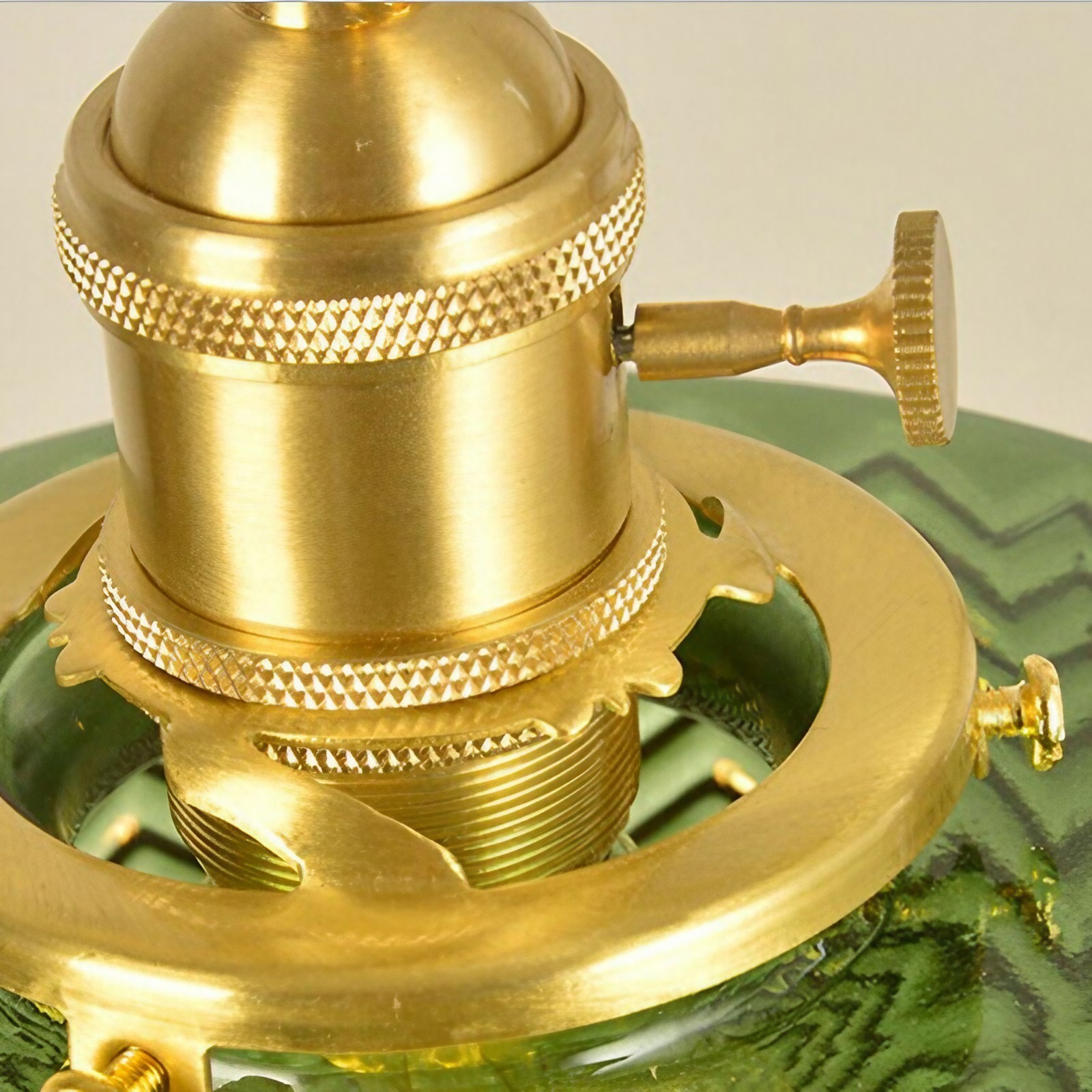 Retro Korte Cilinder Golvende Glazen Hanglamp HL315