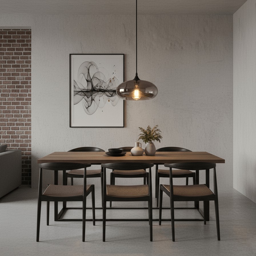 Flesvormige hanglamp HL2916